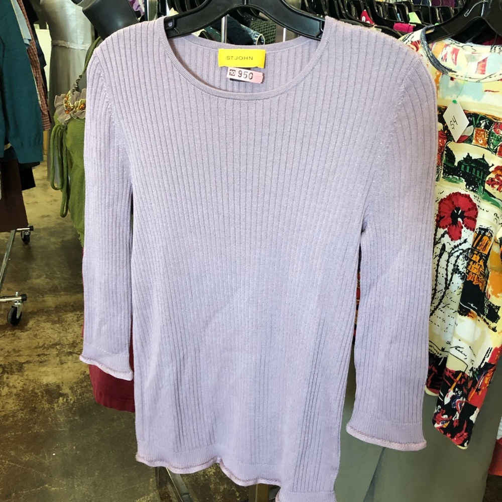 St. John lavender sweater
